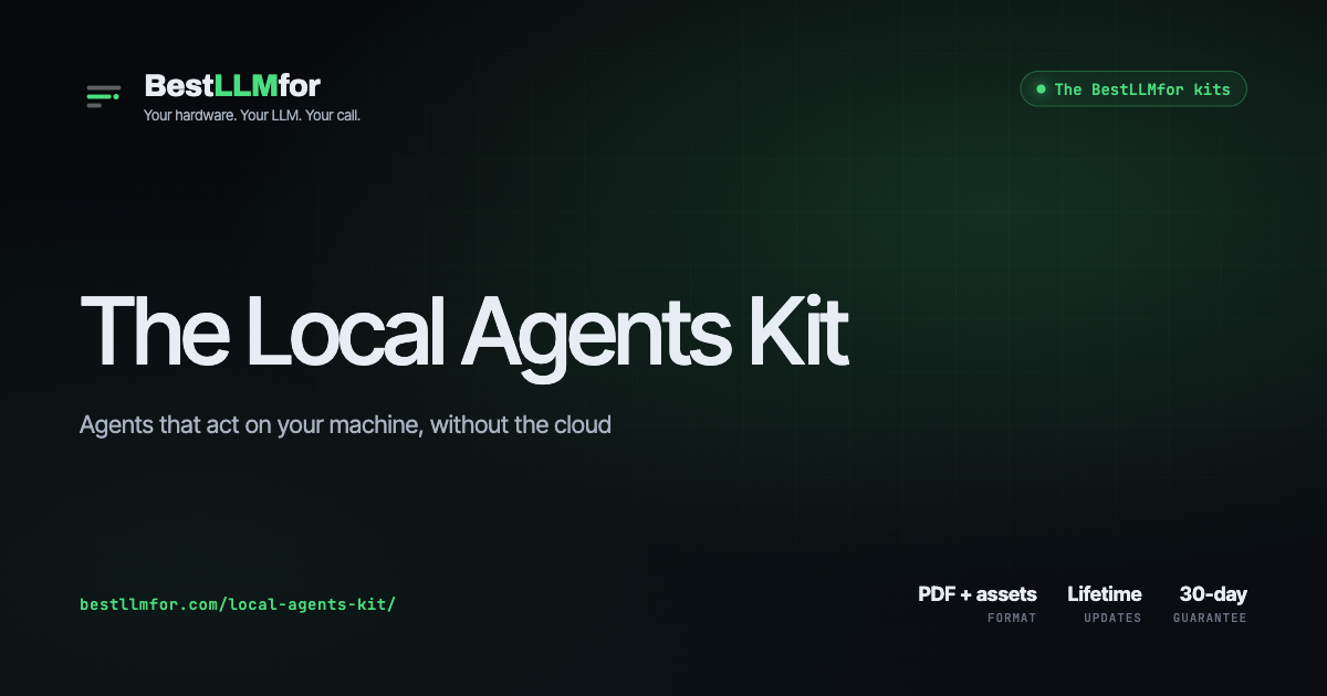 The Local Agents Kit cover — Local Agents