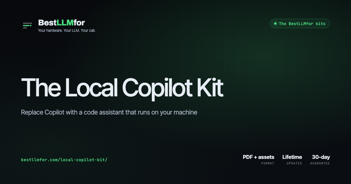 The Local Copilot Kit cover — Local Copilot